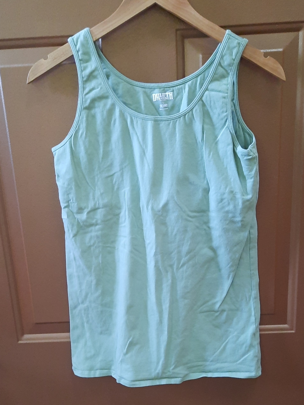 Duluth Trading Co Light Seafoam Green Women's Tank